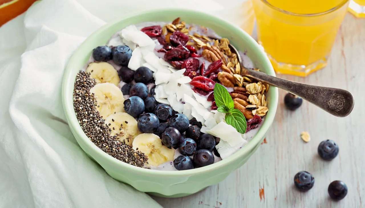 Smoothie bowl energético
